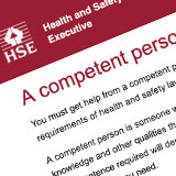 Health and safety executive a competent person